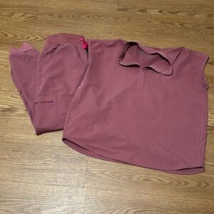 Figs Mauve Scrub Set